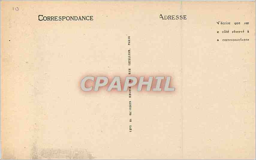 CPA Bordeaux La Tour Pey Berland  — Verso