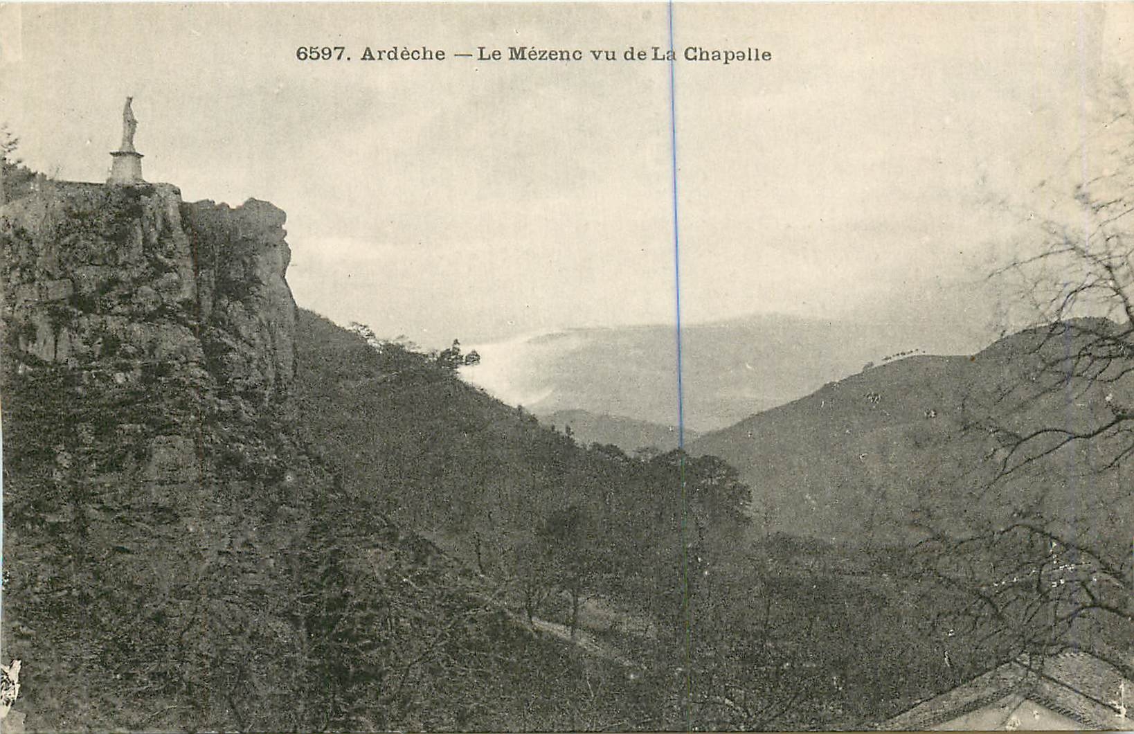 CPA Ardeche Le Mezenc vu de La Chapelle 