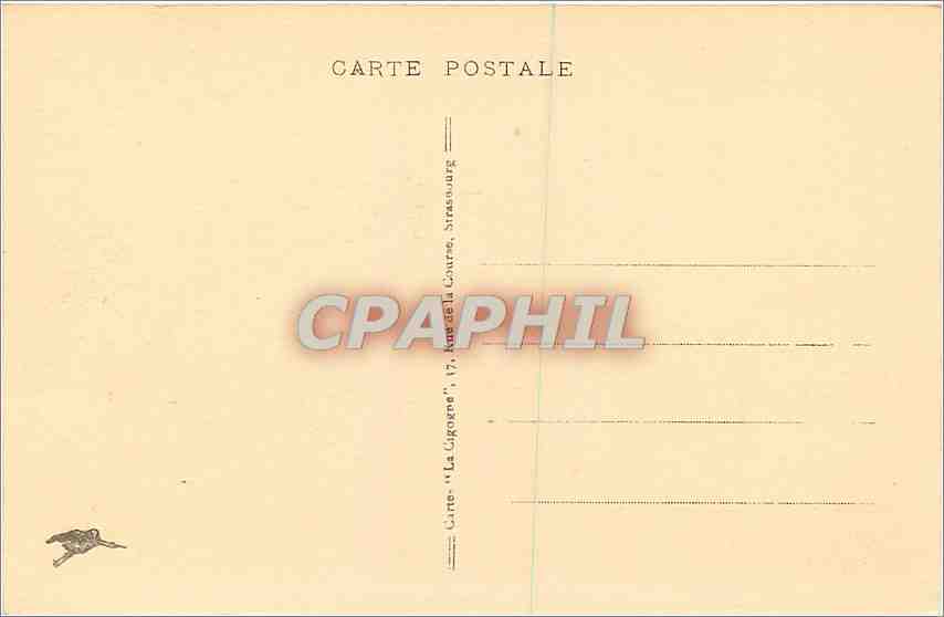CPA Strassbourg Les Pont du Rhin vers Kehl  — Verso