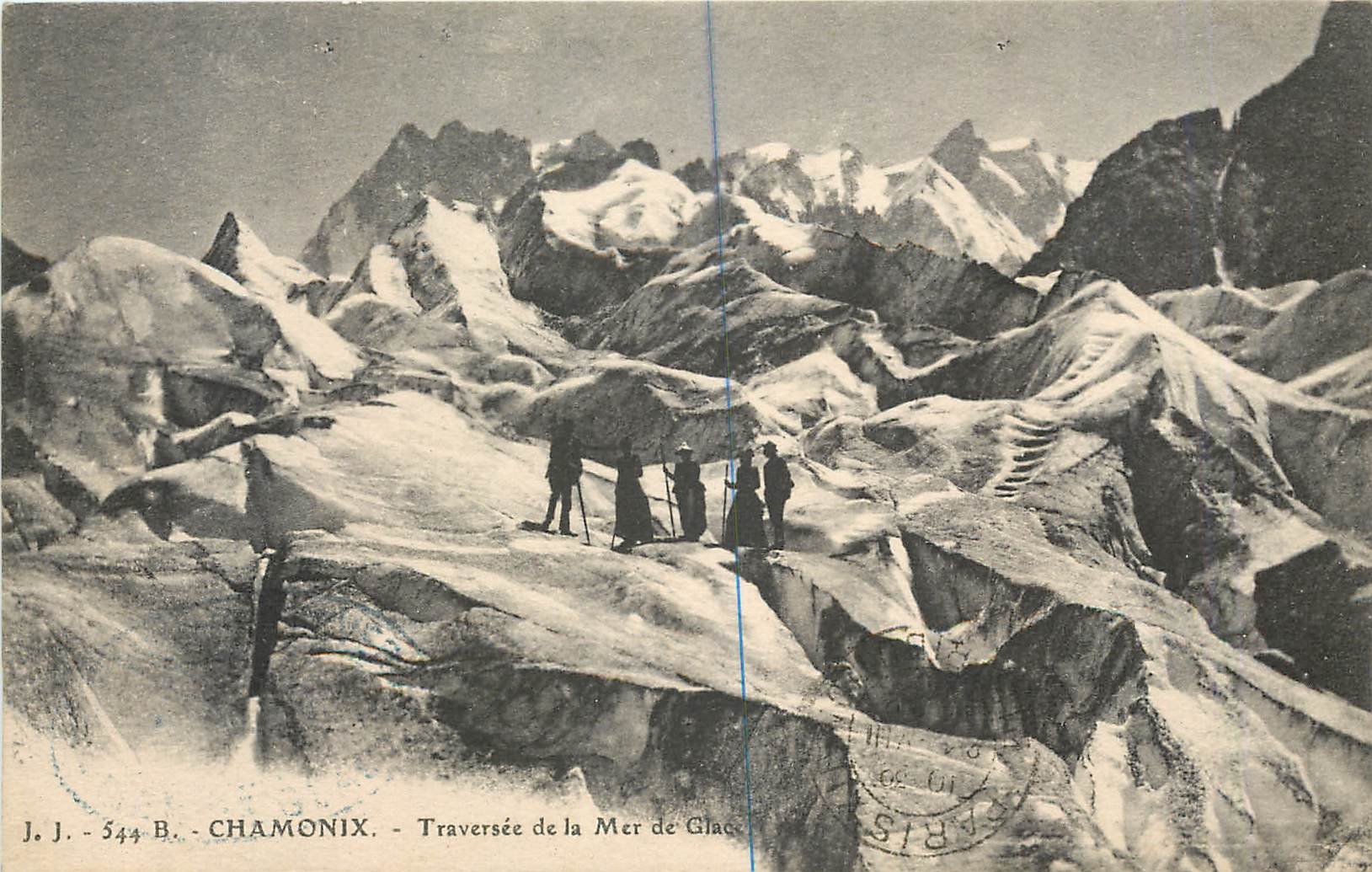 CPA Chamonix Traversee de la Mer de Glace 