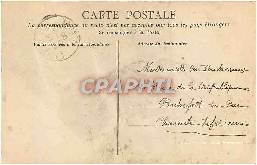 La Vendée pittoresque — Sion, près Croix-de-Vie — La roche percée — éditeur : Duclos, photo La Bâche sur Loire — Verso