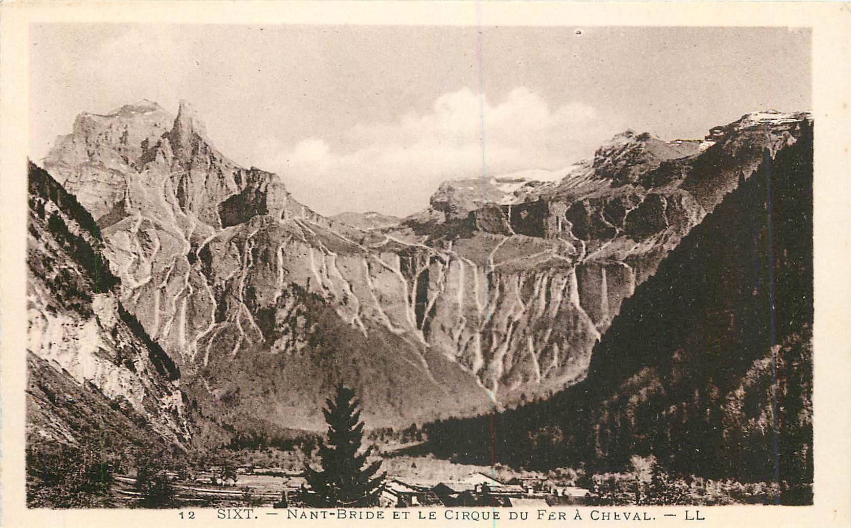 CPA Sixt Nant Bride et le Cirque du Fer a Cheval 