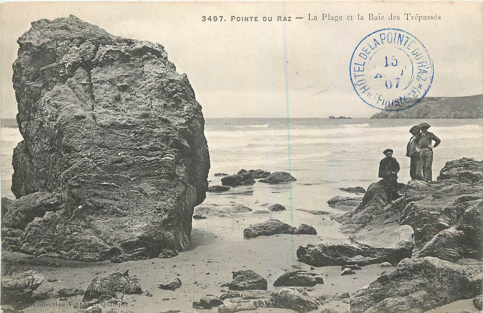 CPA Pointe du Raz La Plage et la Baie des Trepasses 