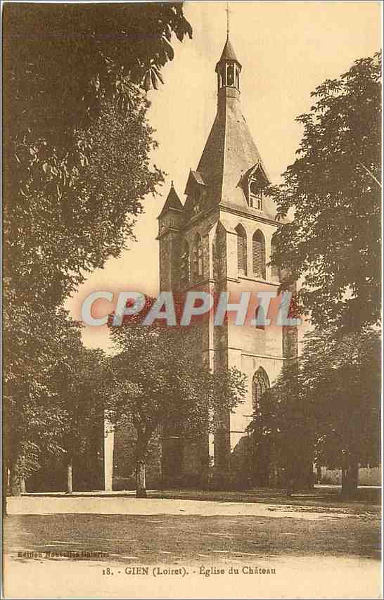 CPA Gien Loiret Eglise du Chateau 