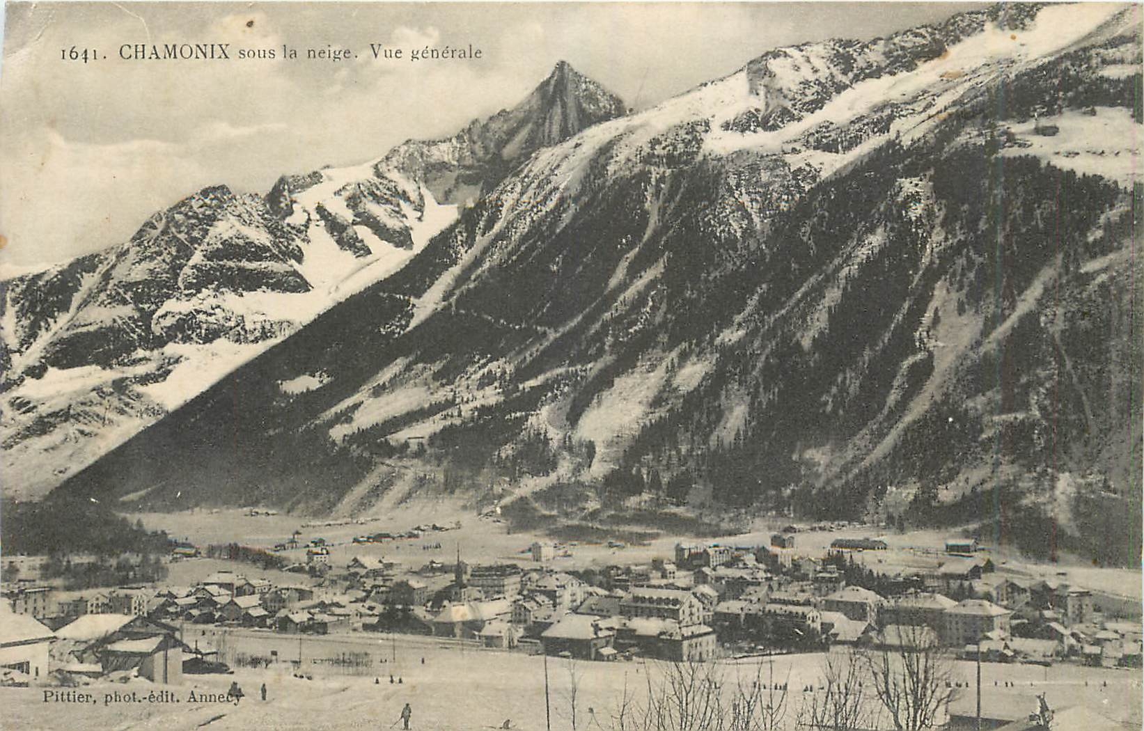 CPA Chamonix sous la neige Vue generale 