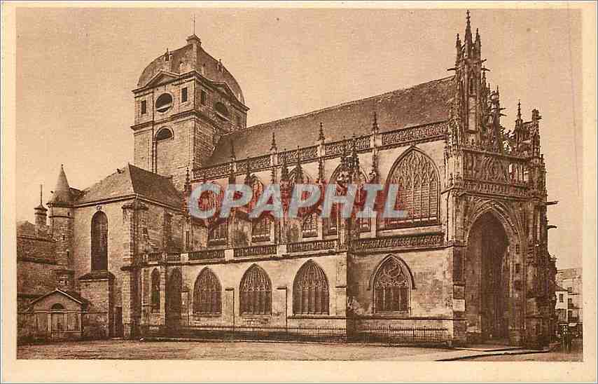 CPA Alencon L'Eglise Notre Dame 