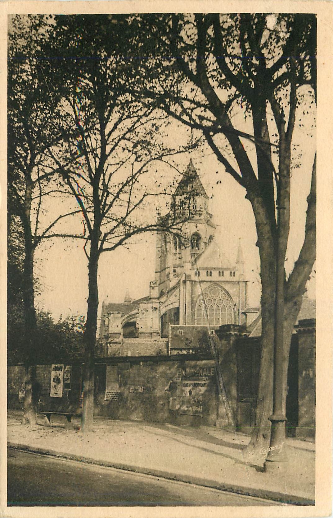 CPA Caen Calvados Le Vieux St Etienne 