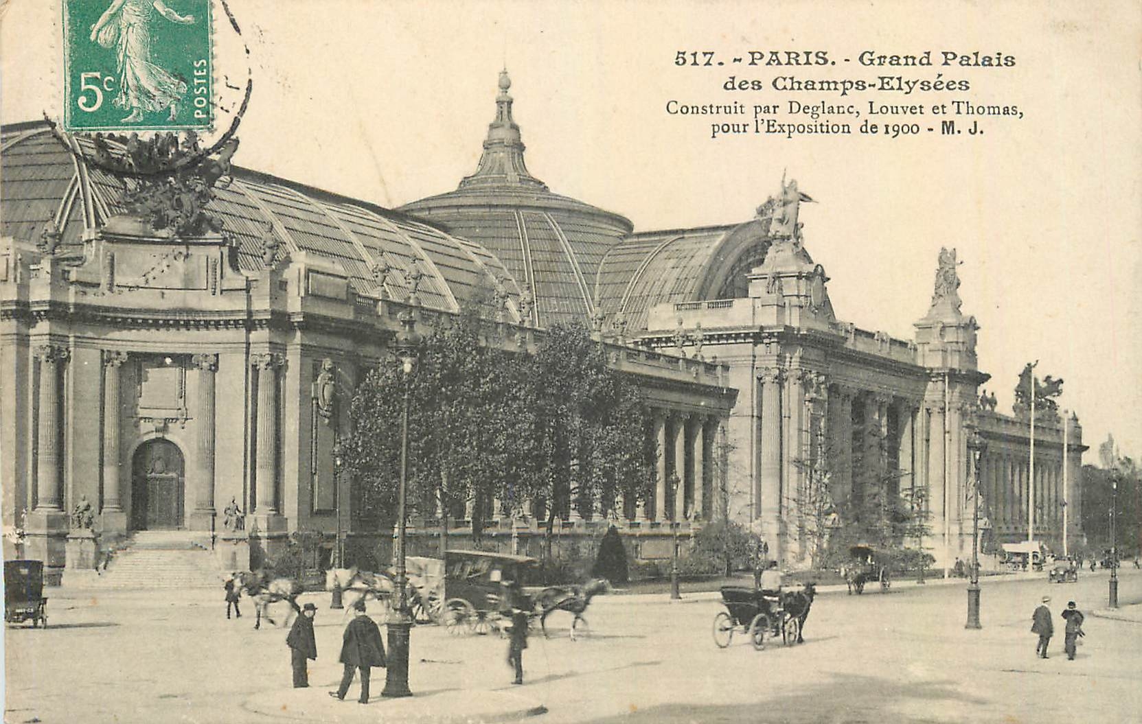 CPA Paris Grand Palais des Champs Elysees 