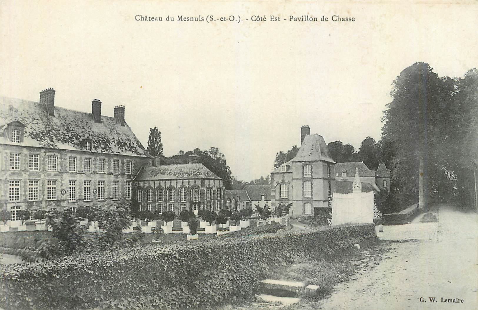 CPA Chateau du Mesouls S et O Cote Est Pavillon de Chasse 
