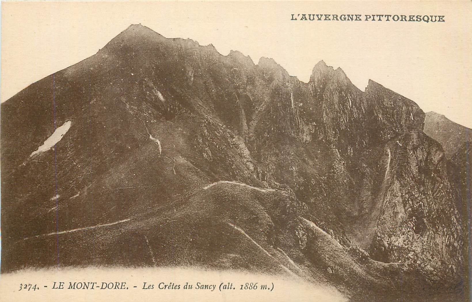 CPA Le Mont Dore Les Cretes du Sancy 