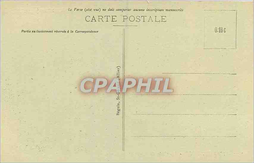 CPA Le Mont Dore Les Cretes du Sancy  — Verso