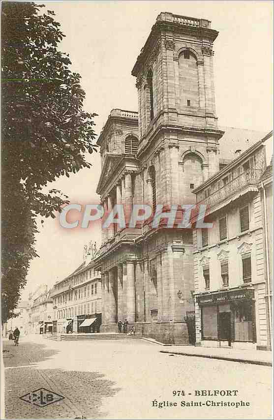 CPA Belfort Eglise Saint Christophe 