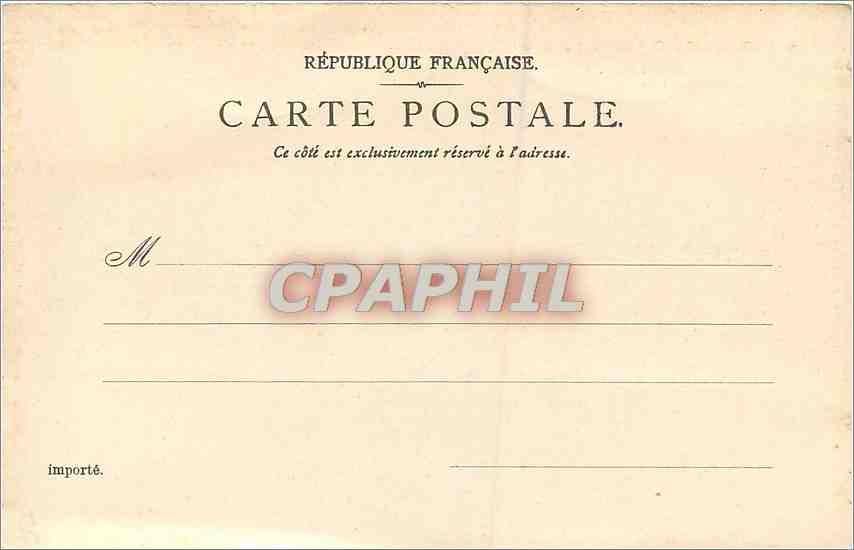 CPA Eglise St Spire Mon hist Corbeil  — Back