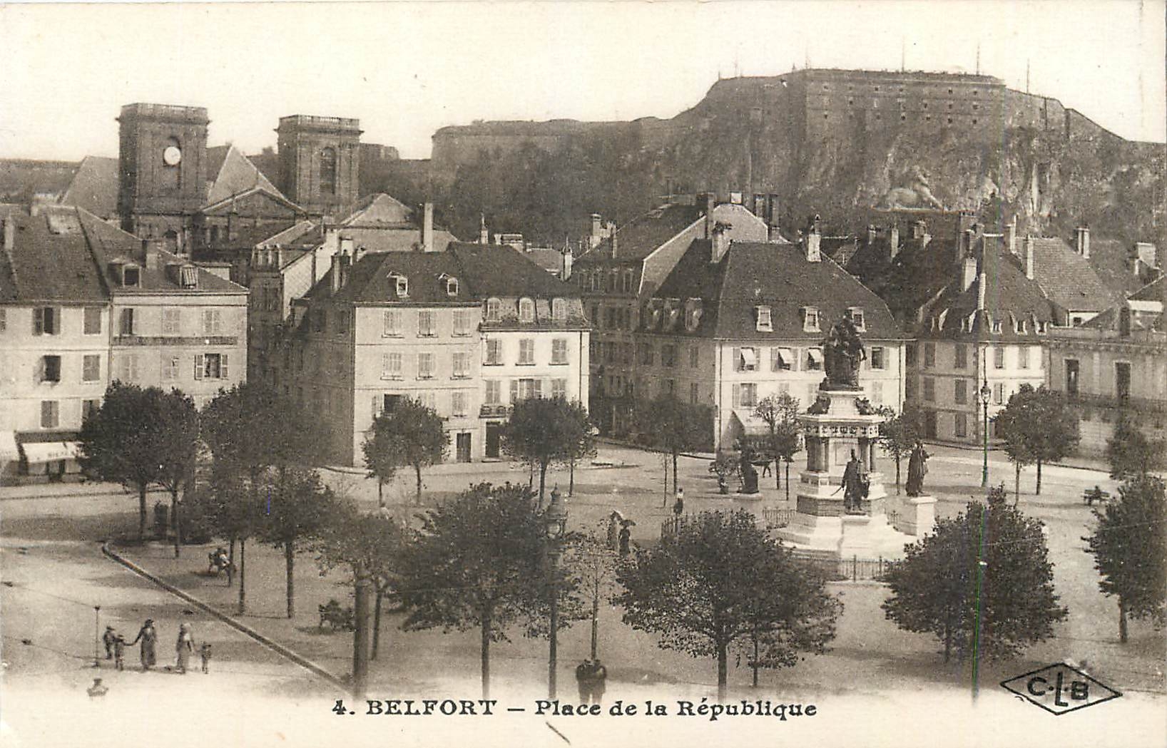 CPA Belfort Place de la Republique 