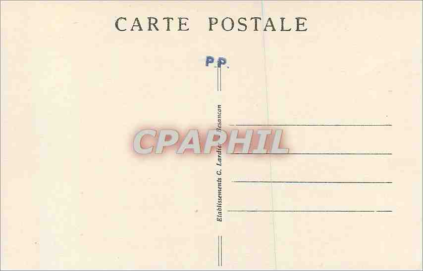CPA Belfort Place de la Republique  — Back