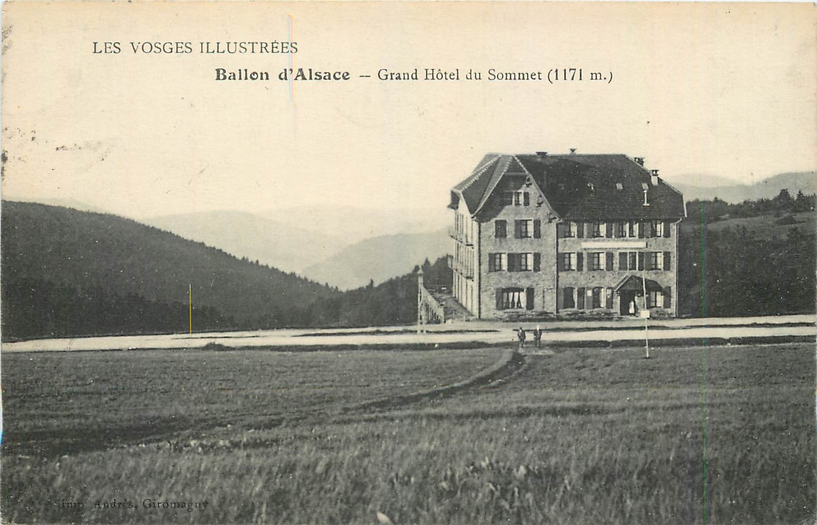 CPA Ballon d'Alsace Grand Hotel du Sommet 
