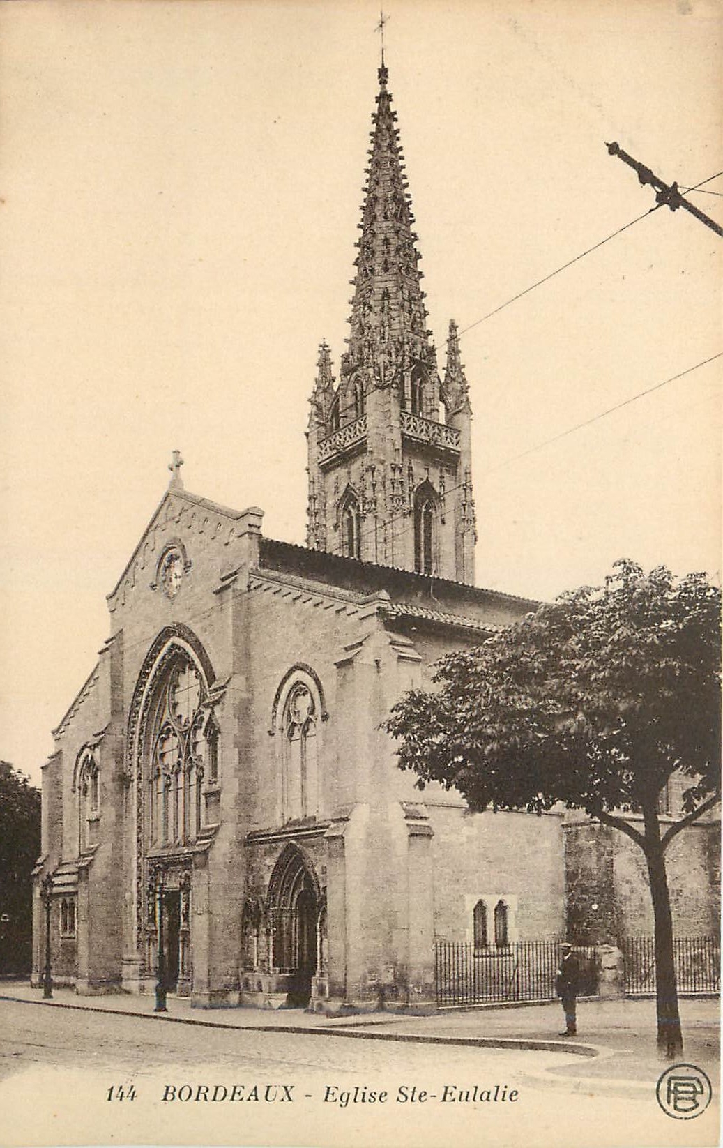 CPA Bordeaux Eglise Ste Eulalie 