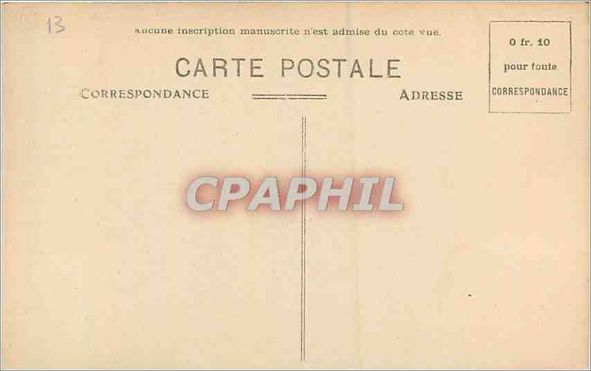 CPA Bordeaux Eglise Ste Eulalie  — Verso