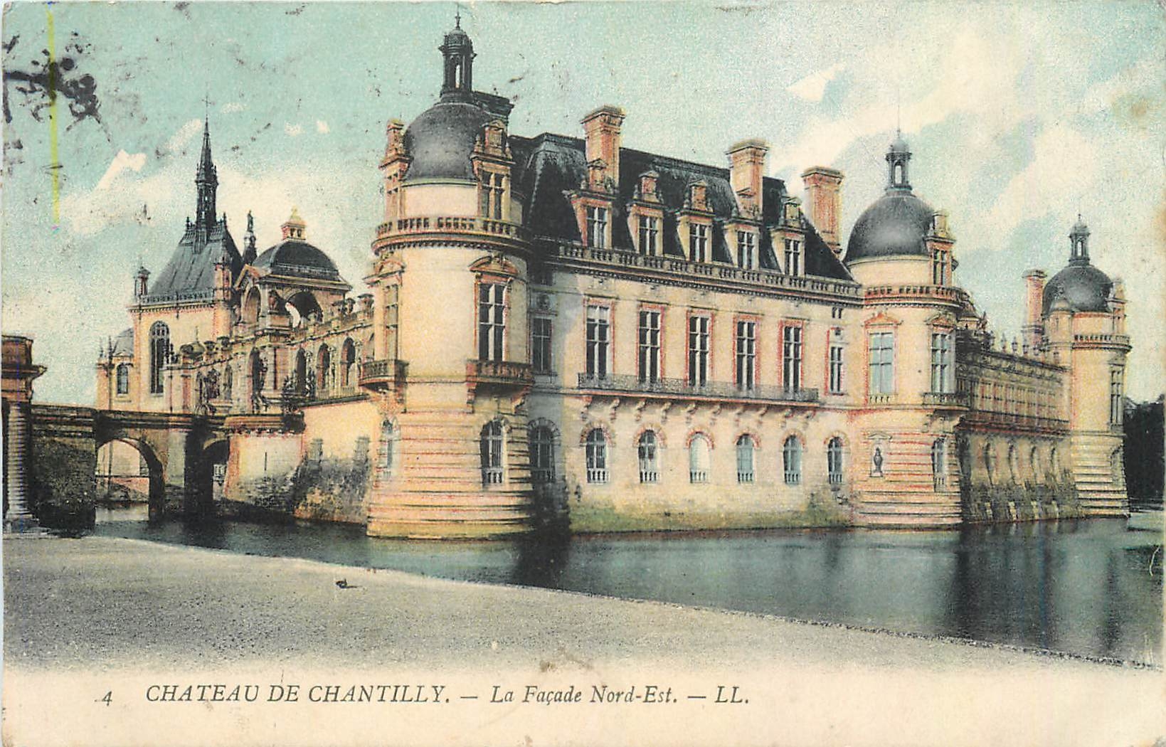 CPA Chateau de Chantilly La Facede Nord Est 