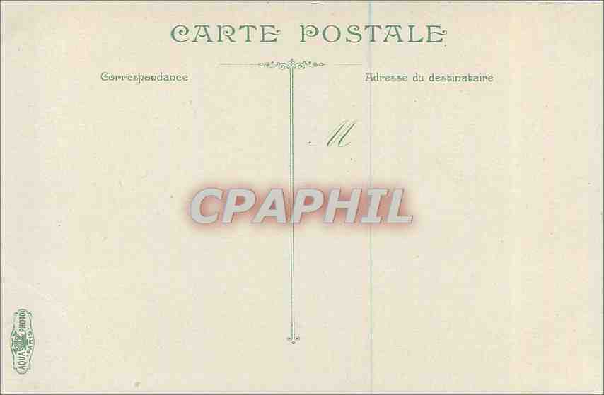CPA Port de Versailles les Colonnades  — Rückseite