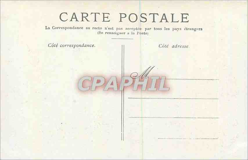 CPA Versailles Le Grand Trianon  — Verso