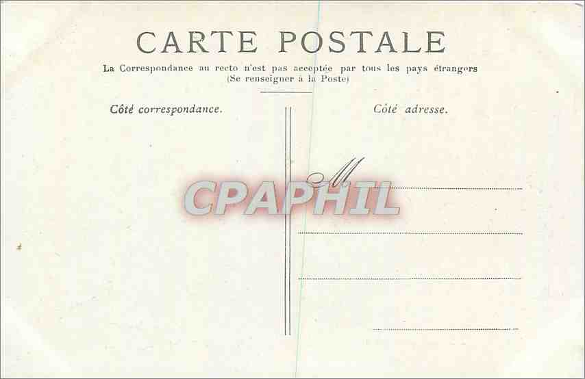 CPA Versailles Petit Trianon La Maison du Seigneur  — Verso
