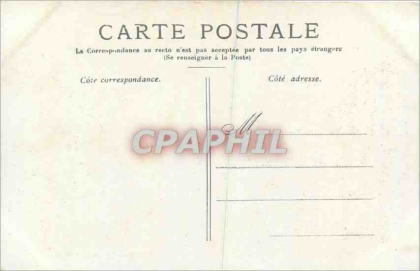 CPA Versailles Le Petit Trianon  — Rückseite