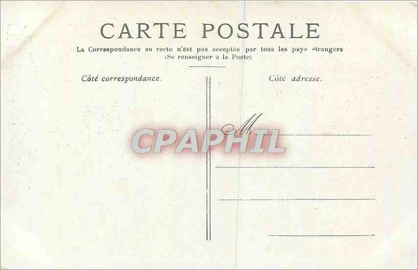 CPA Versailles Parterre du Nord  — Verso