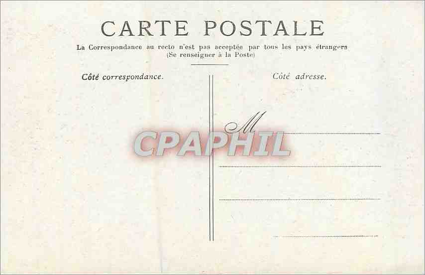CPA Versailles Bonaparte 1er Consul par Isabey Napoleon 1er — Verso