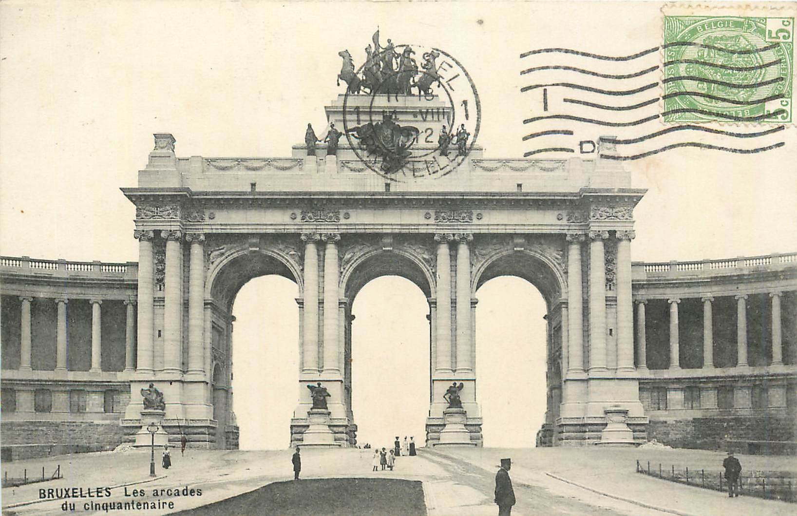 CPA Bruxelles Les Arcades du Cinquantenaire 