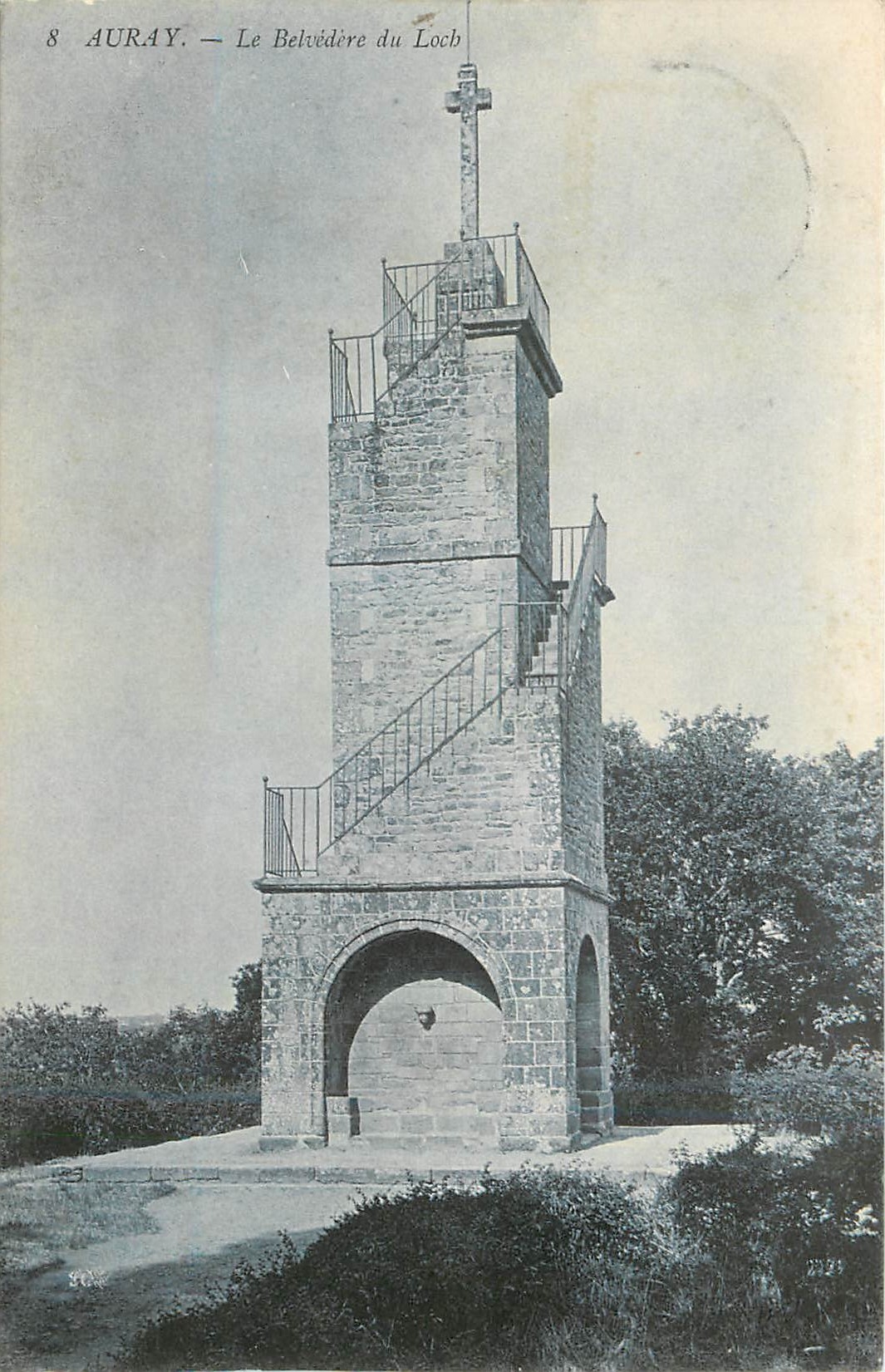 CPA Auray Le Belvedere du Loch 
