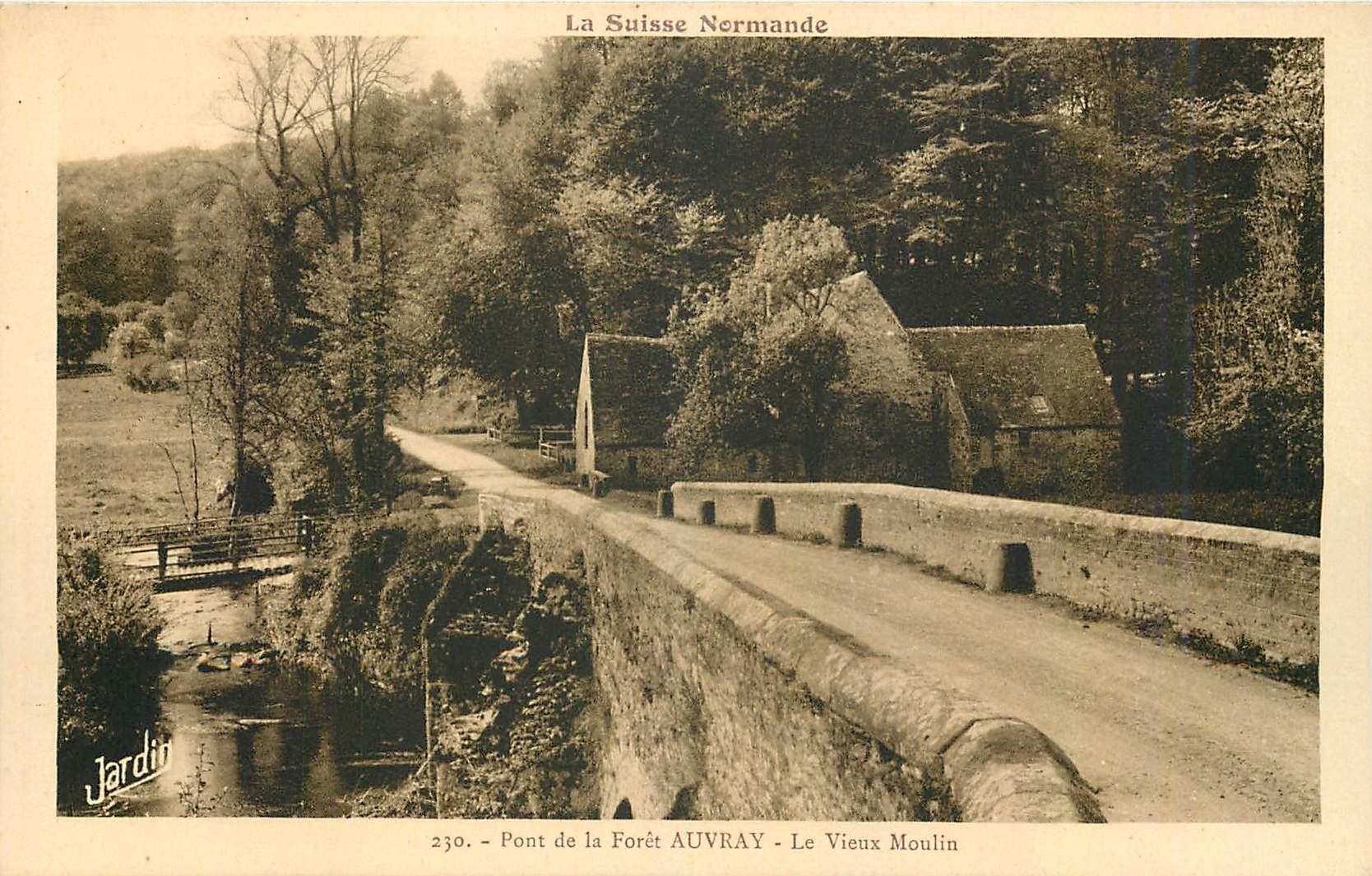 CPA Pont de la Foret Auvray Le Vieux Moulin 