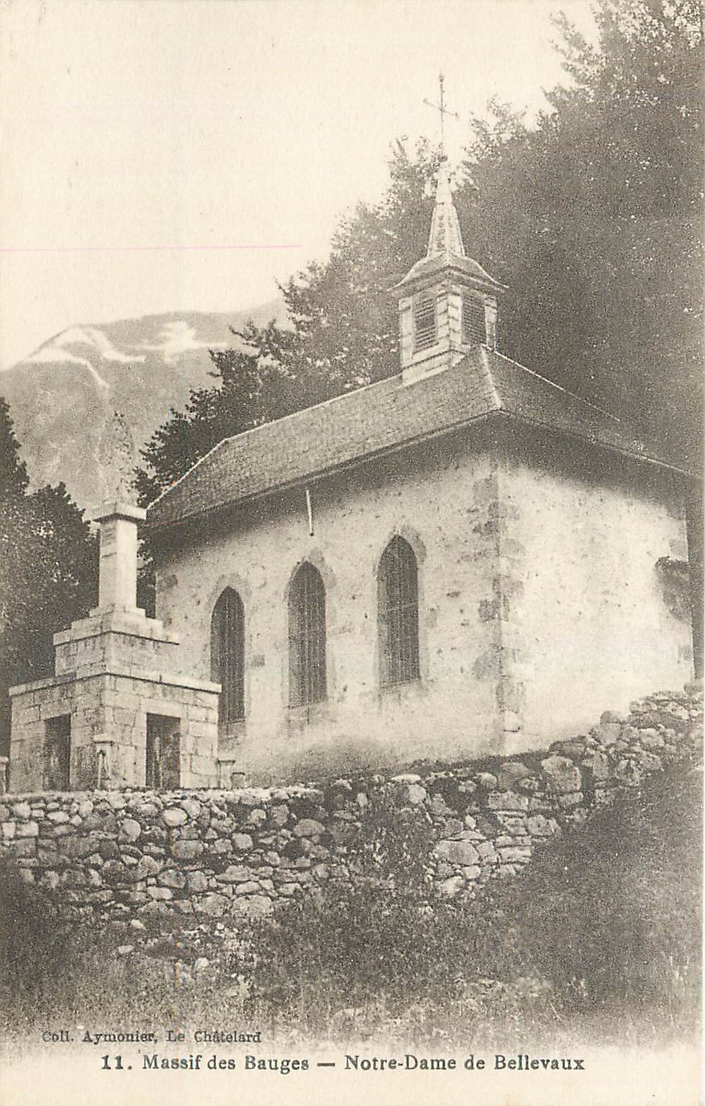 CPA Massif des Bauges Notre Dame de Bellevaux 
