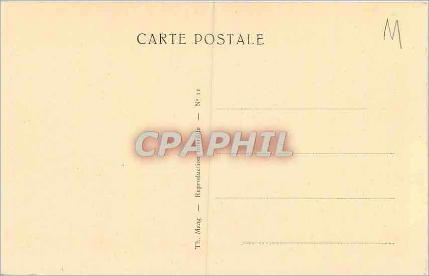 CPA Hotel du Grand Ballon  — Rückseite