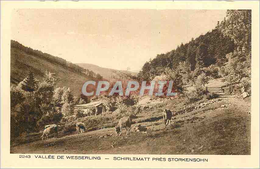 CPA Vallee de Wesserling Schirlematt pres Storkensohn 