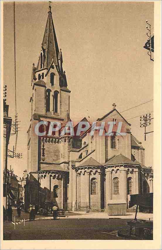 CPA Brive Correze Abside de l'Eglise St Martin 