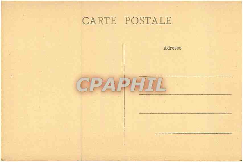 CPA Garailesse Indre Le Chateau et l'Eglise  — Rückseite