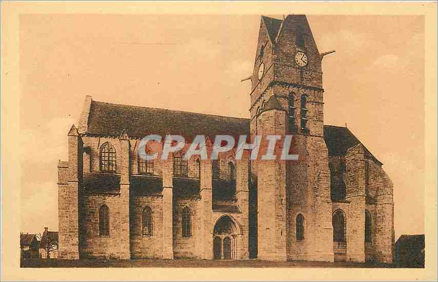 CPA Eglise de Rampillon S et M Ensemble meridional 
