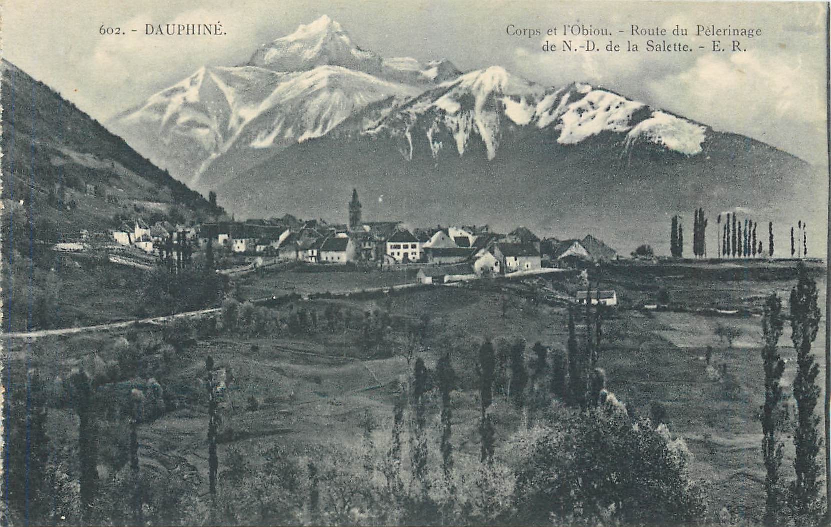 Corps et l'Obiou — Route du Pèlerinage de N.-D. de la Salette — E.R.