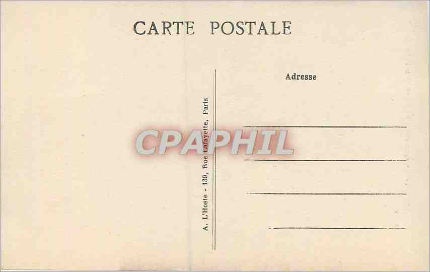 CPA Senlis Oise La Cathedrale Portail Sud  — Rückseite