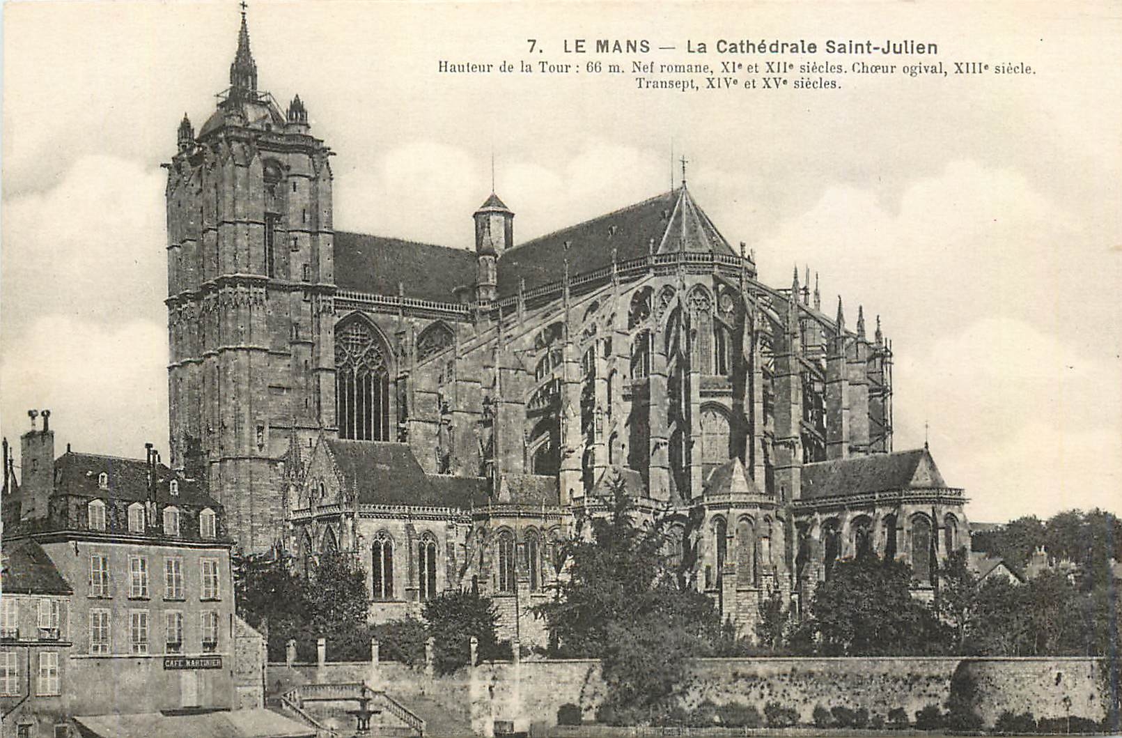 CPA Le Mans La Cathedrale Saint Julien 