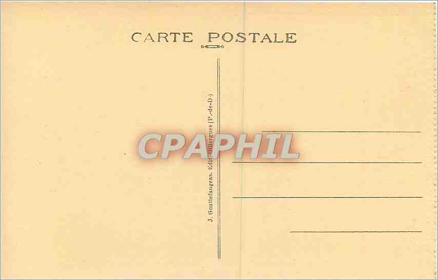 CPA Environs de Besse Chapelle de ND de Vassiviere  — Verso