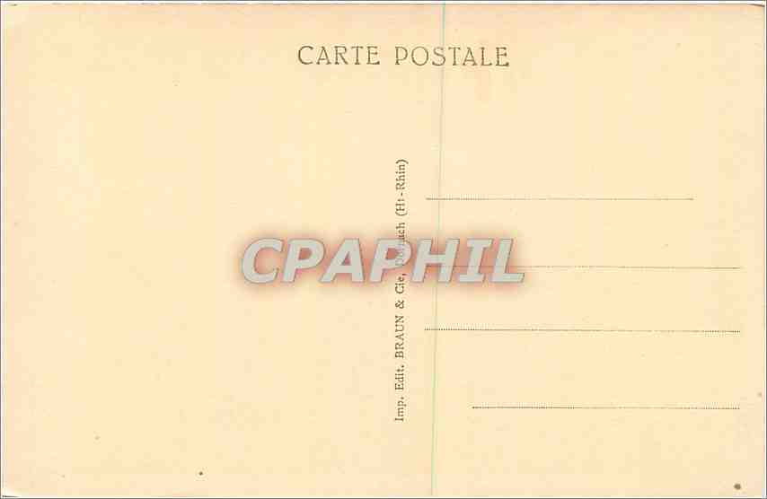 CPA Gerardmer Au Lac de Retournemer  — Verso