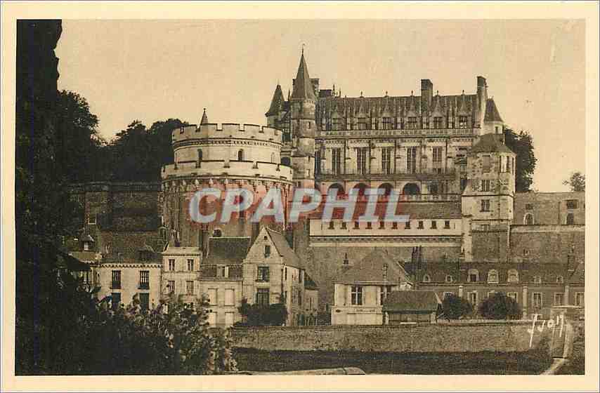 CPA Chateaux de la Loire Amboise Indre et Loire Vue generale 