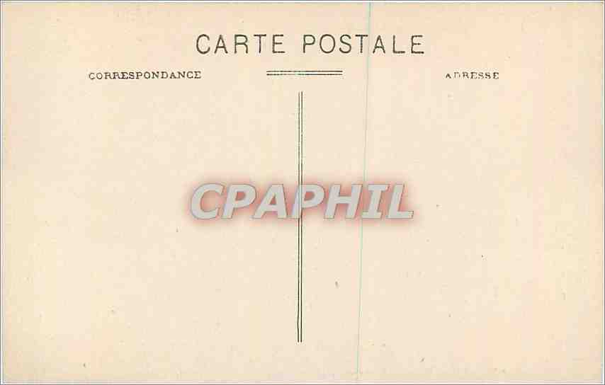 CPA St Fargeau et le Chateau  — Back
