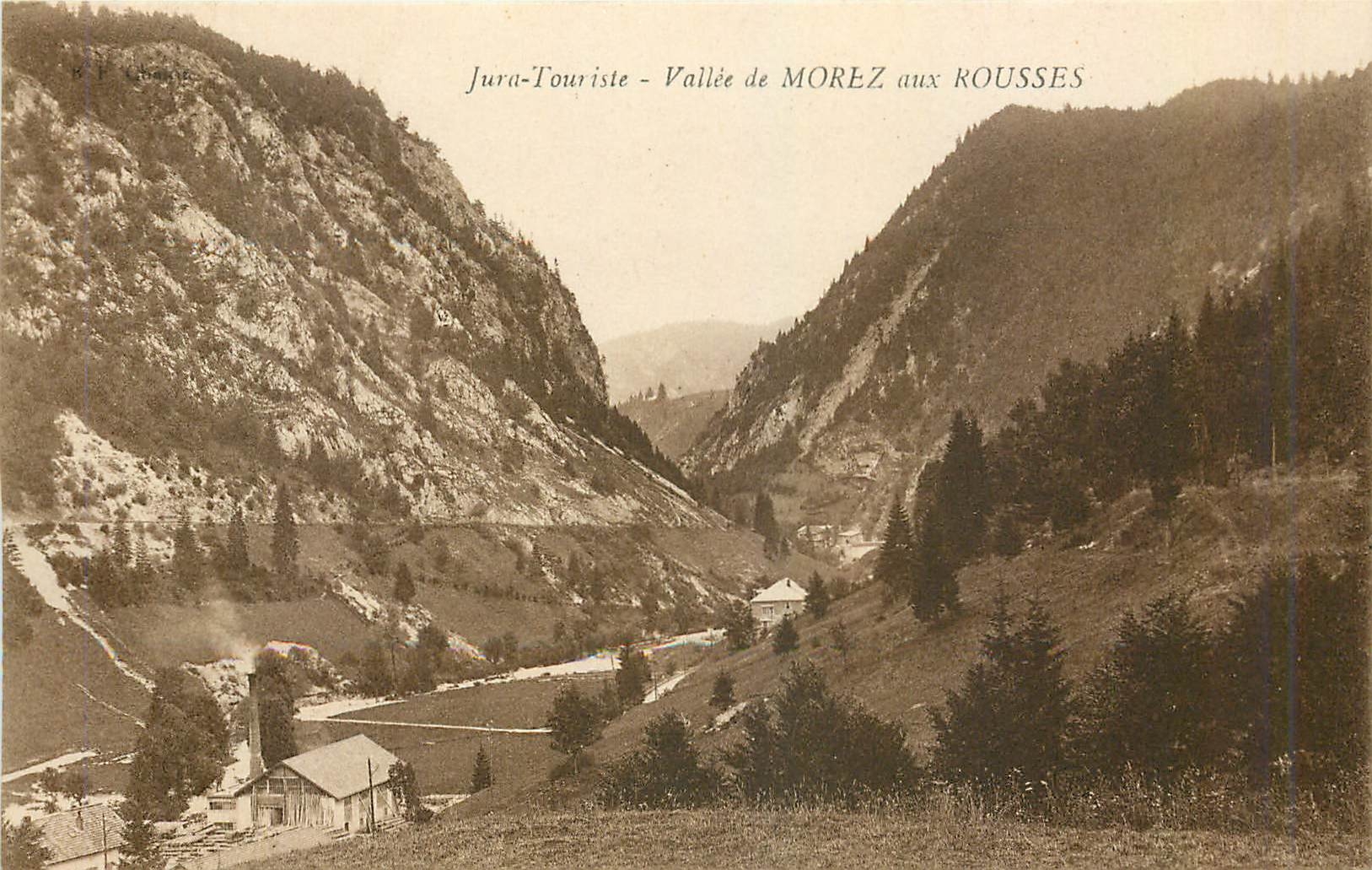 CPA Jura Touriste Vallee de Morez aux Rousses 