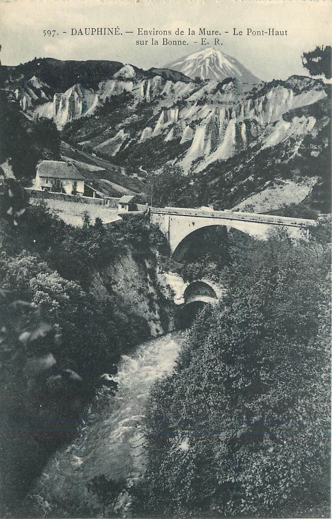 CPA Dauphine Environs de La Mure Le Pont Haut sur la Bonne 