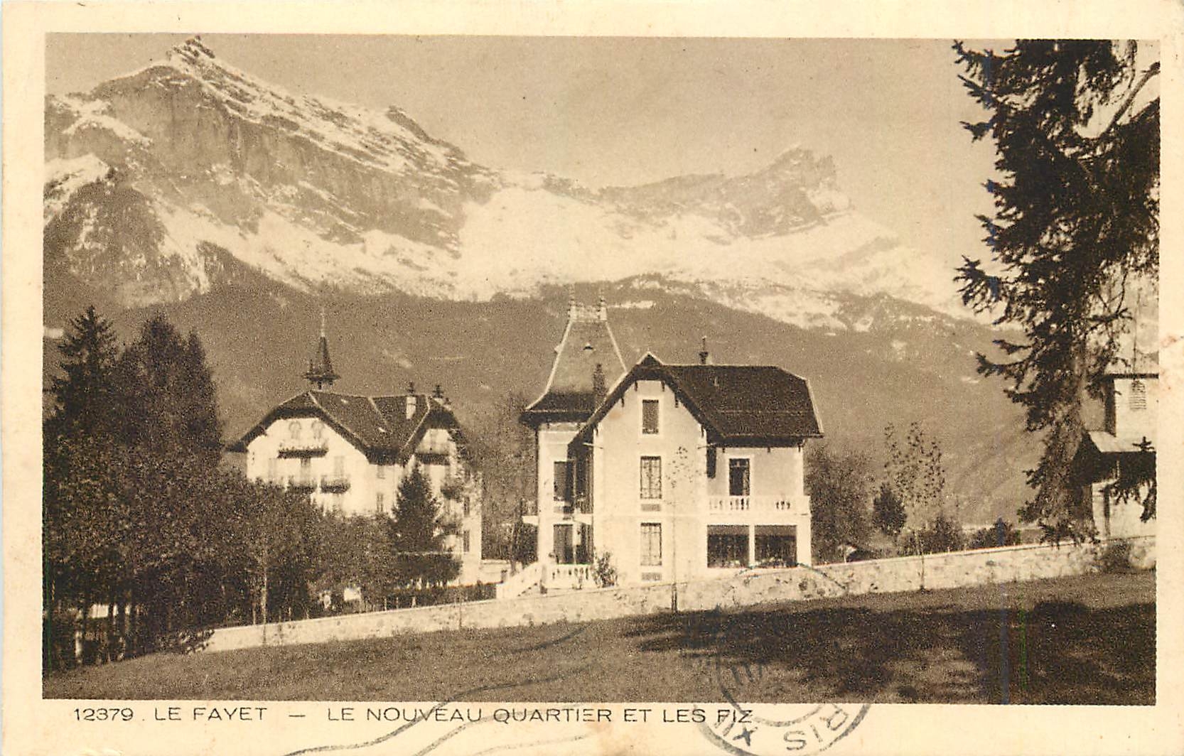 Le Fayet — Le Nouveau Quartier et les Fiz — Braun & Cie, Dernach, n°12379