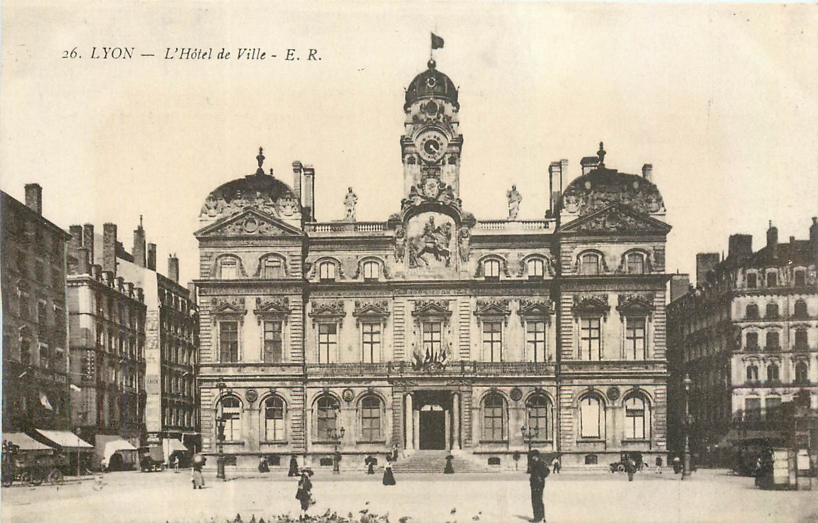 CPA Lyon L'Hotel de Ville 