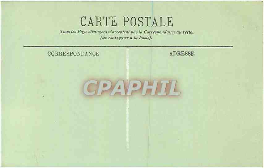 CPA Versailles Le Chateau  — Verso